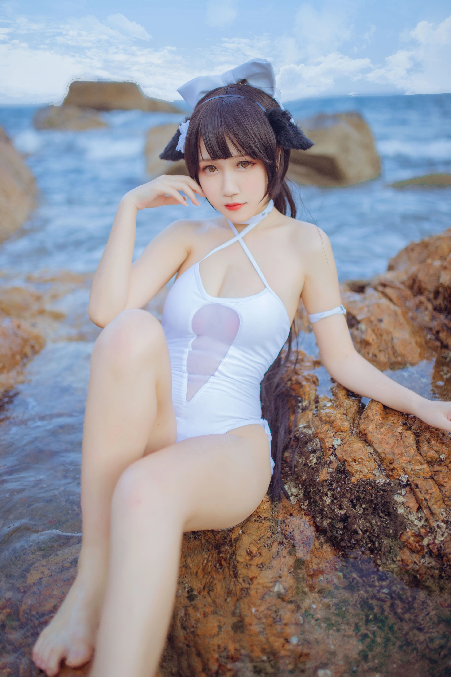 不呆猫 - NO.07 ×抖娘 獒犬海边泳装 1